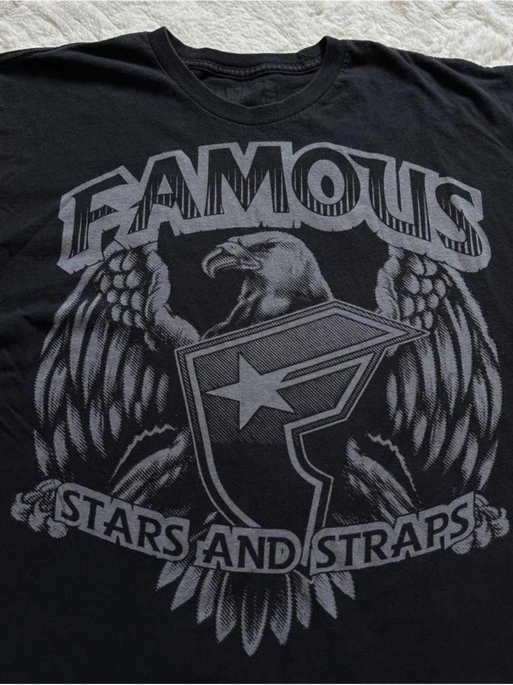 Famous Stars & Straps Black Graphic Tee XL